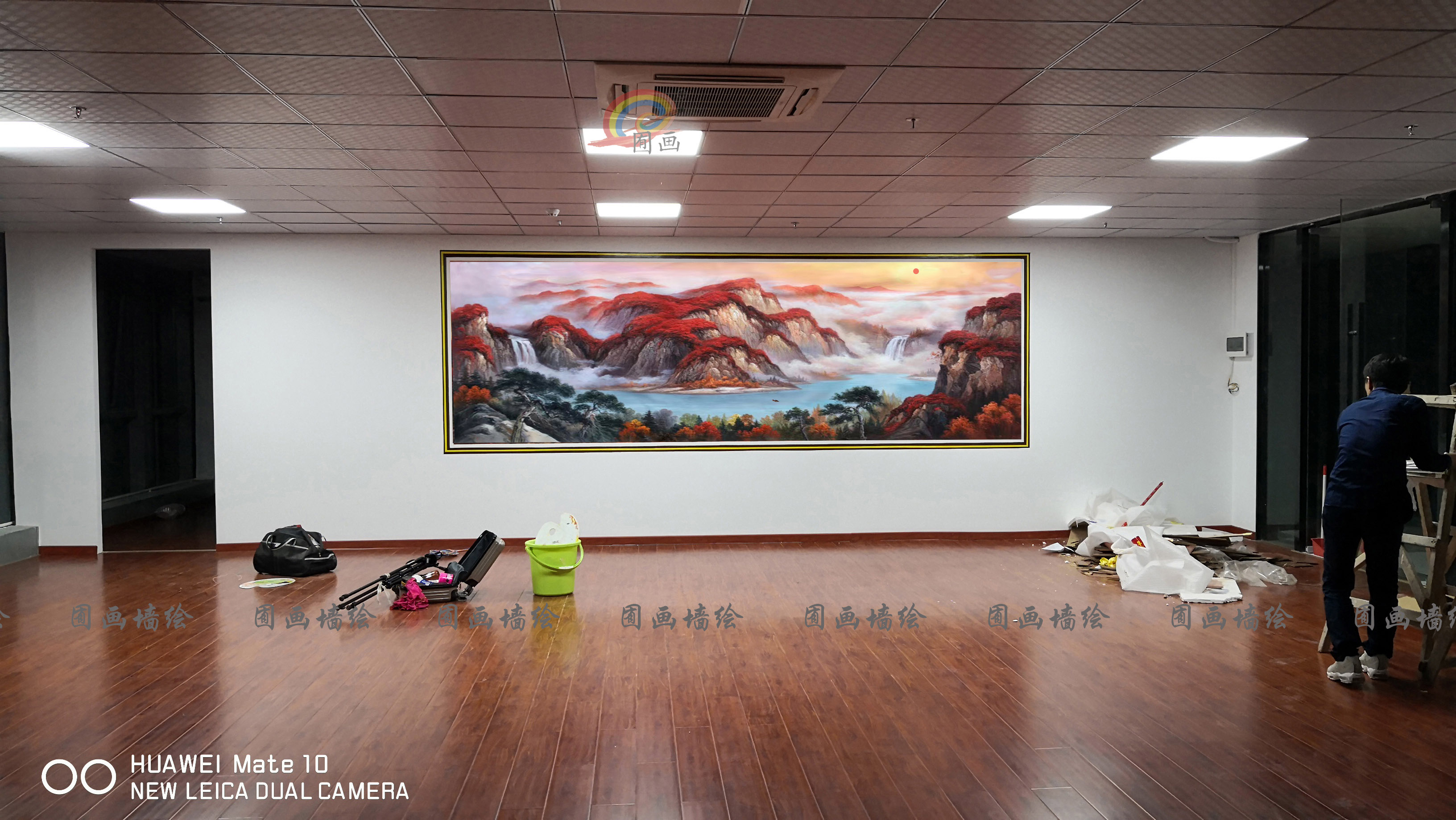 大連緣生源生物科技有限公司山水墻繪