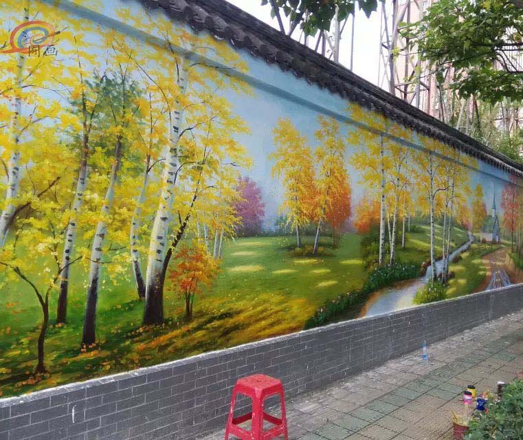 廣州天鹿湖公園外墻
